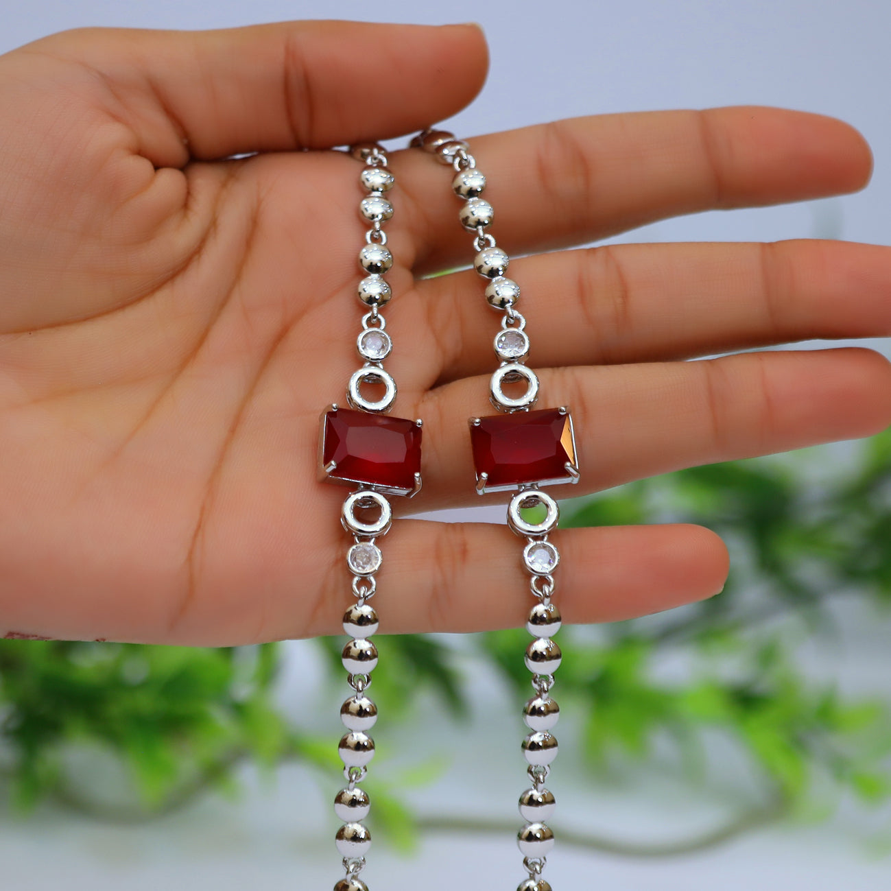 High-end Silver Titanium Steel Non-Fade Bracelet Female Bracelet Light Luxury Niche Bracelet