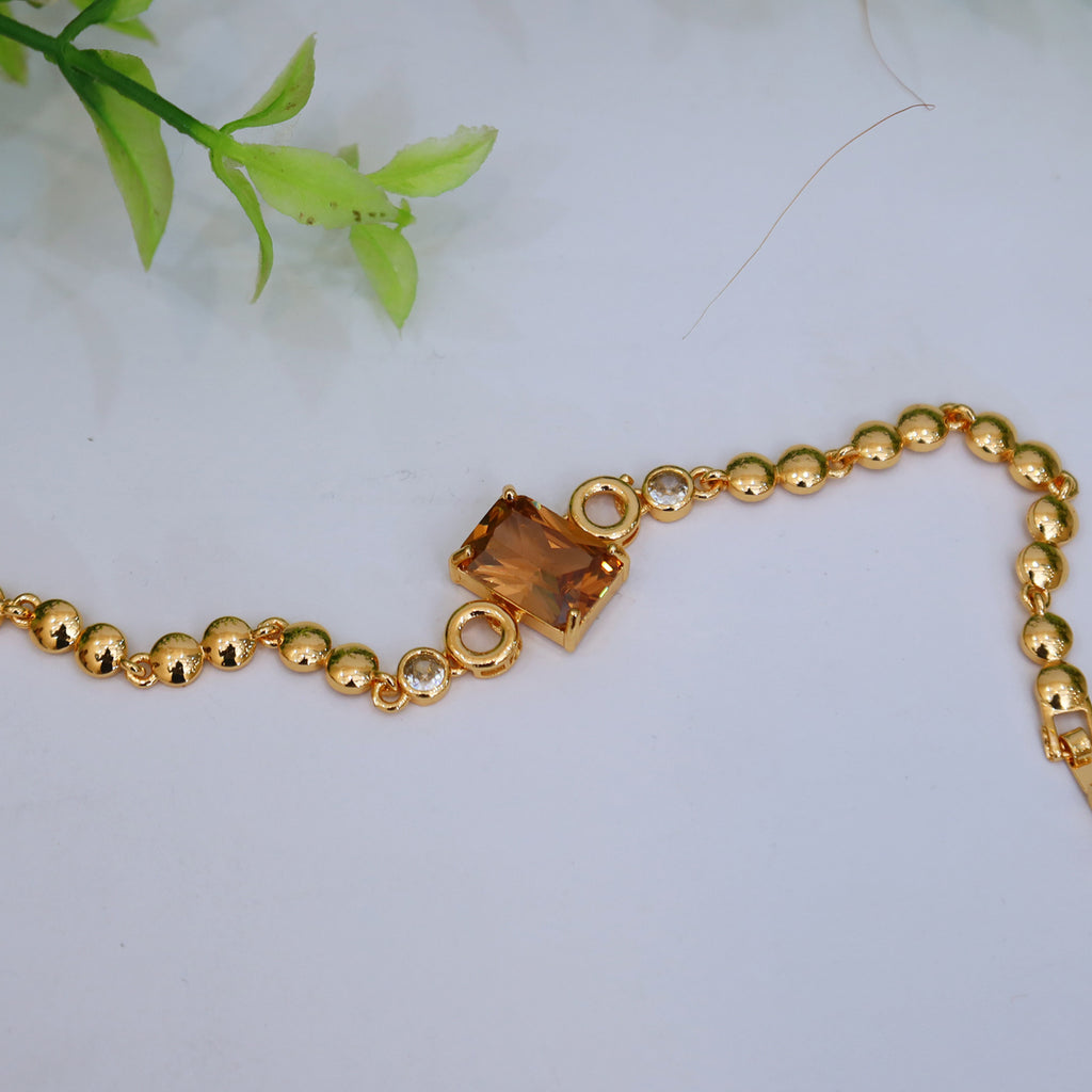 High-end Gold Titanium Steel Non-Fade Bracelet Female Bracelet Light Luxury Niche Bracelet