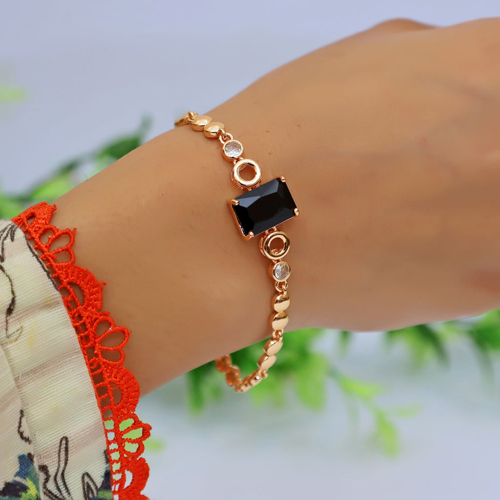 High-end Gold Titanium Steel Non-Fade Bracelet Female Bracelet Light Luxury Niche Bracelet