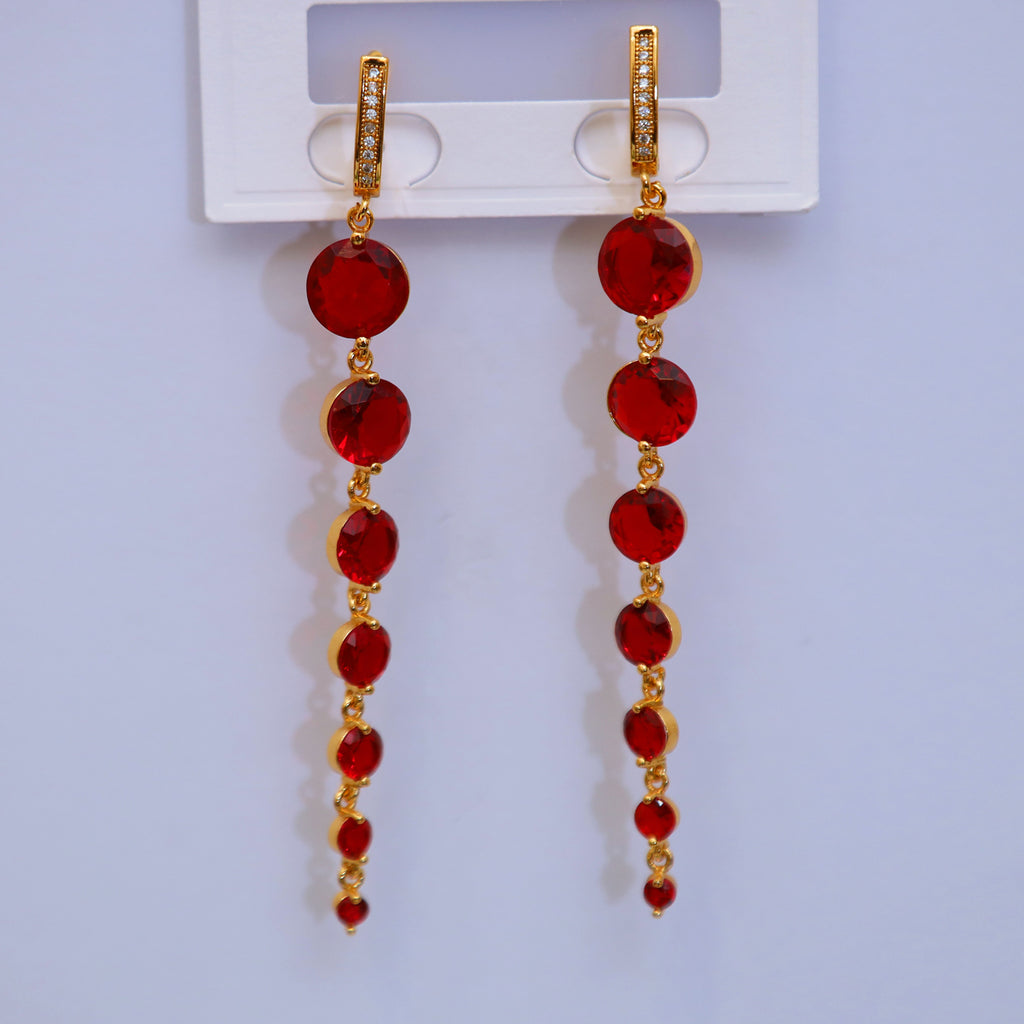 Elegance Simple Metal Women Long Ear Line Tassel Dangle Earrings Fashion Jewellery Gifts Accessories