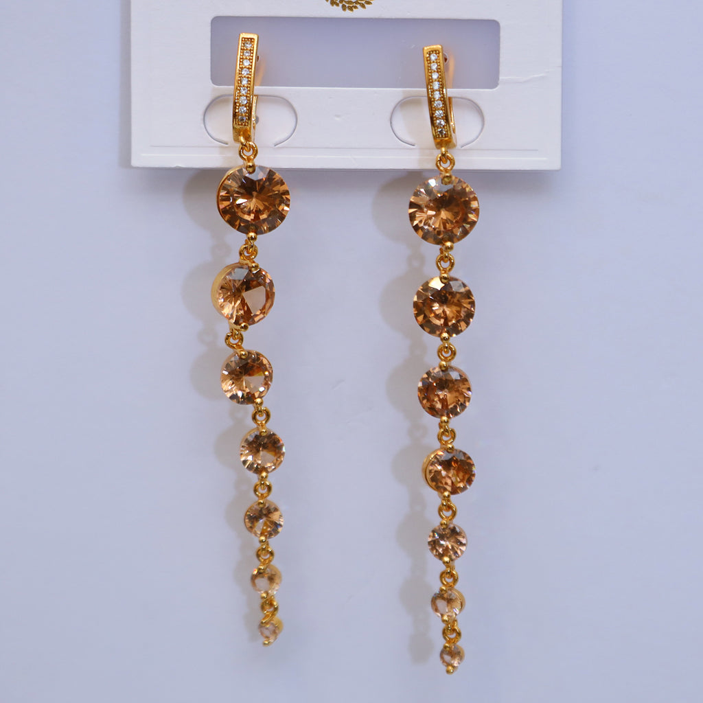 Elegance Simple Metal Women Long Ear Line Tassel Dangle Earrings Fashion Jewellery Gifts Accessories