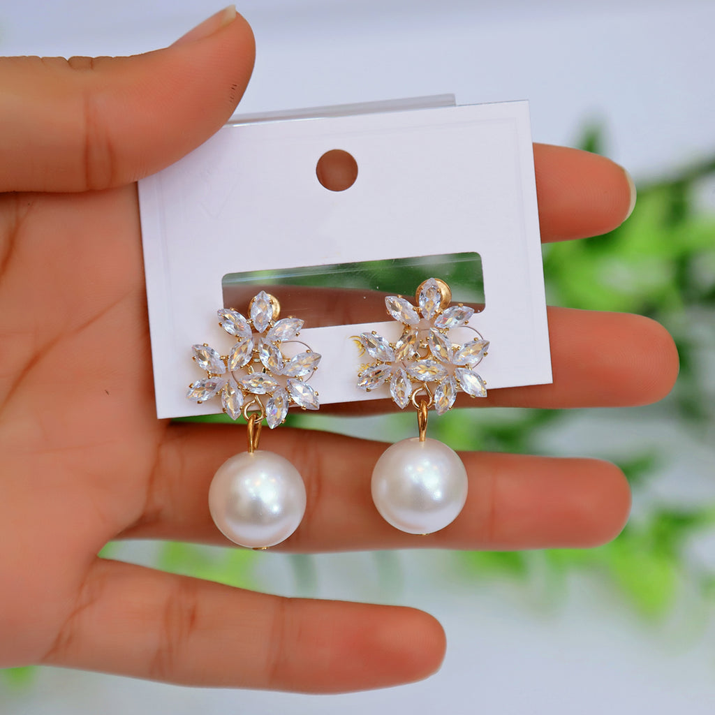 Pearl Earrings Girls & Women's Exquisite Earrings for Girls Gift Party