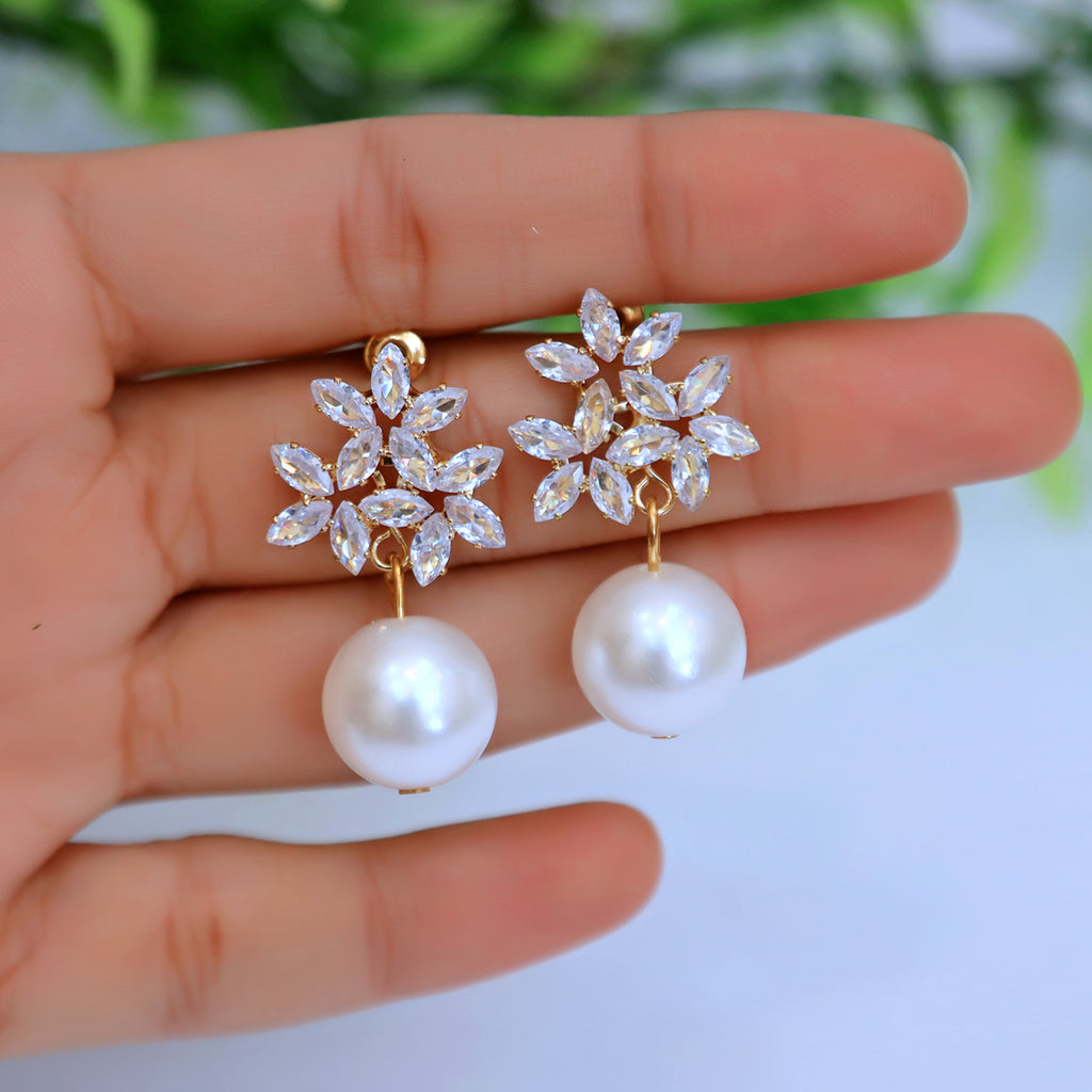Pearl Earrings Girls & Women's Exquisite Earrings for Girls Gift Party