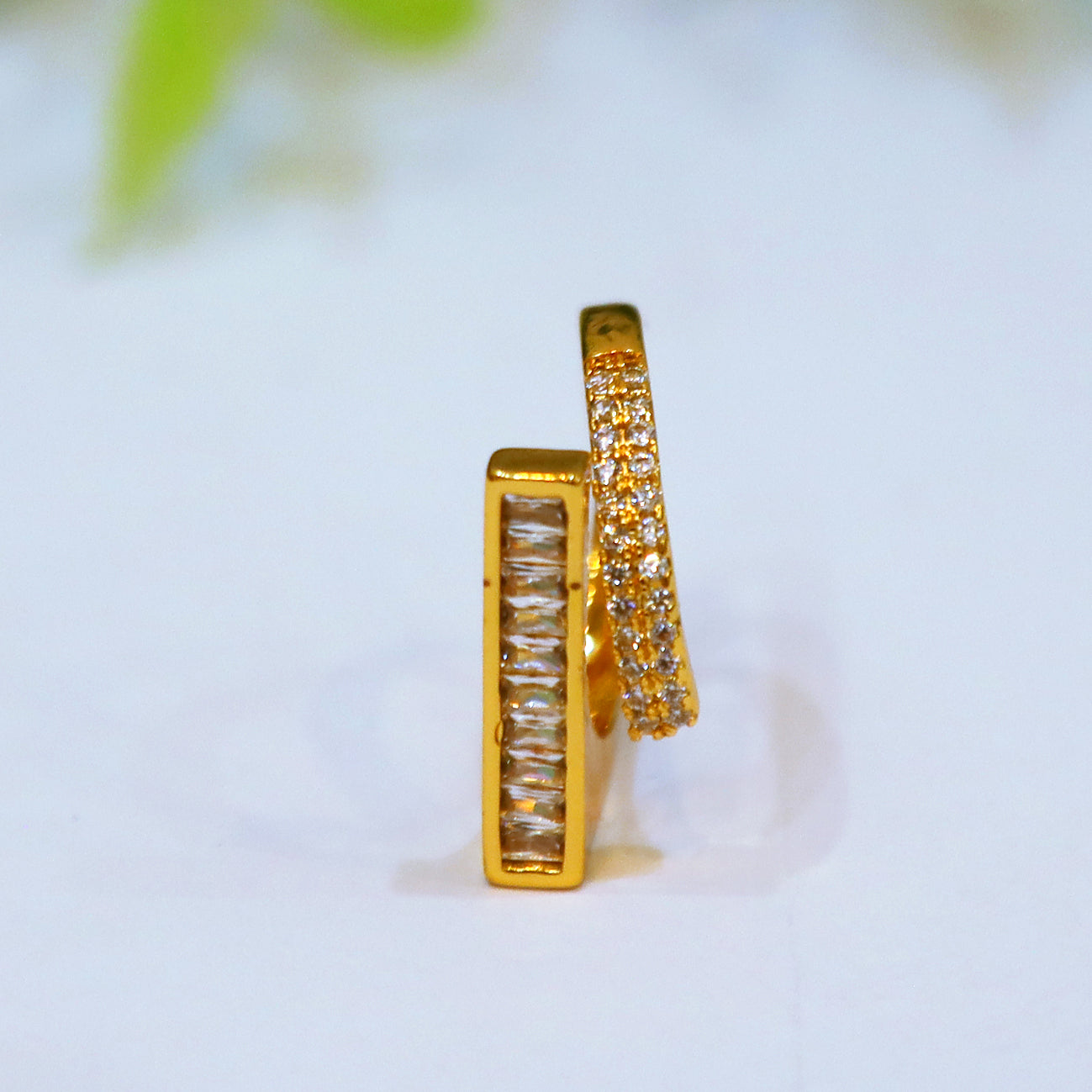 Delicate Crystal Rings for Women Girl Accessories Adjust New 2025