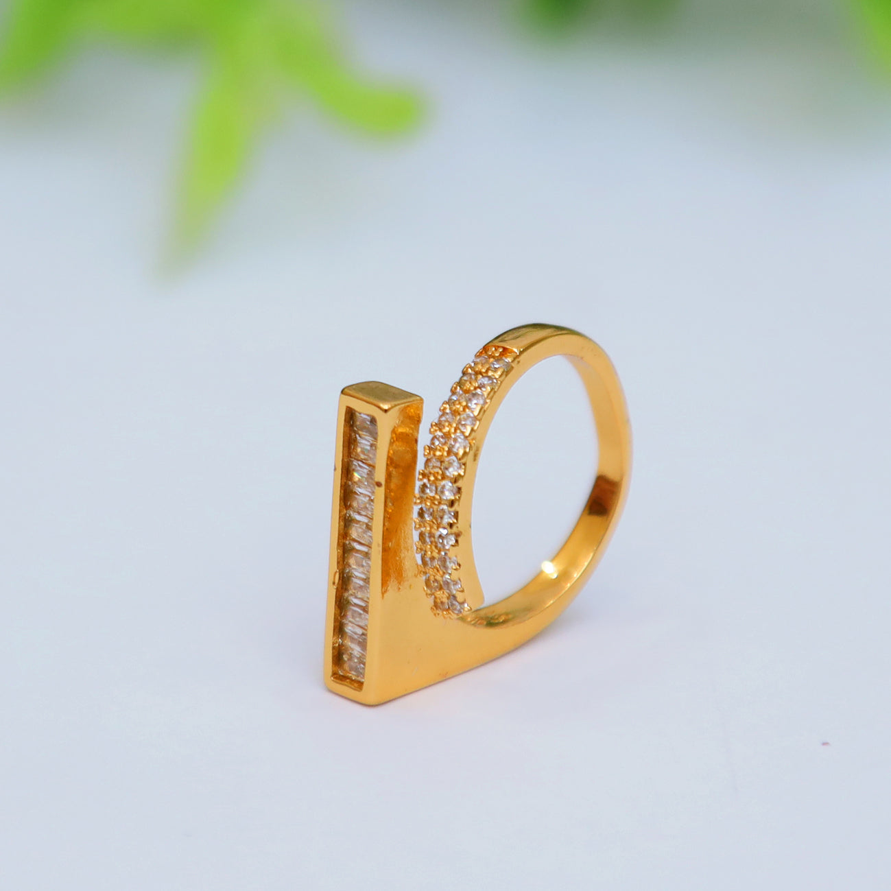 Delicate Crystal Rings for Women Girl Accessories Adjust New 2025